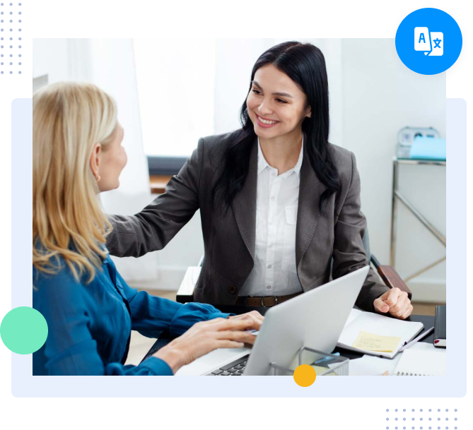 HR team reviewing translated employee handbook content for compliance and onboarding